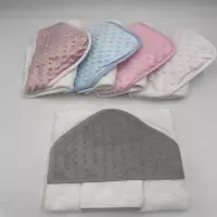 Capuche de bain Velours Minky couleurs