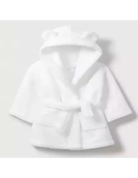 peignoir adulte coton blanc