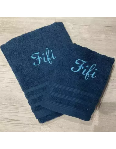 Serviette de bain luxe personnlisable