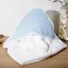 Capuche de bain bébé en gaze de coton personnalisable | Cadeau bébé