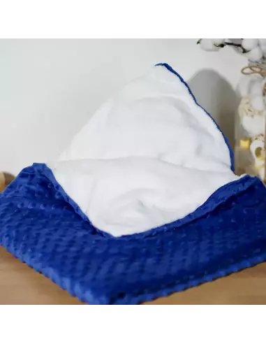 Couverture Plaid bébé Velours Minky doublé polaire | Cadeau bébé