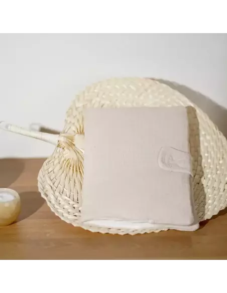 Protège carnet de santé bébé Velours Minky personnalisable