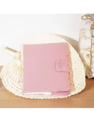 Protège carnet de santé bébé Velours Minky personnalisable