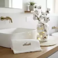 Serviette de bain Luxe 100 % coton personnalisable