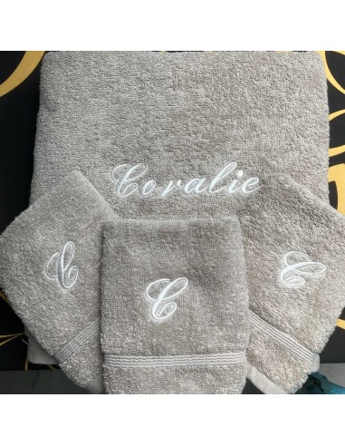 Serviette de bain bébé 100% coton personnalisable
