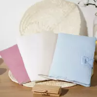 Protège carnet de santé gaze de coton personnalisable